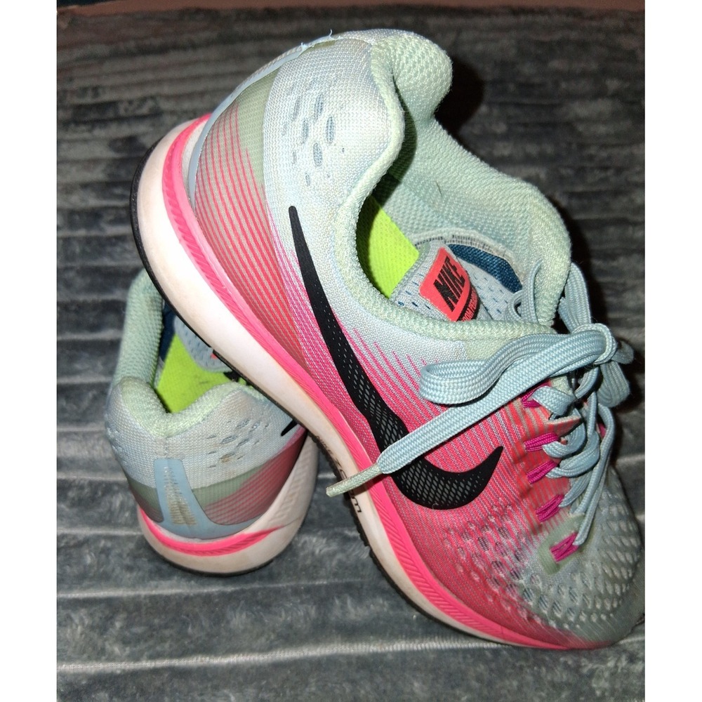 Nike AIR ZOOM PEGASUS 34 880560-406 Run Shoe Sneaker Mica Blue Pink  Size 8.5